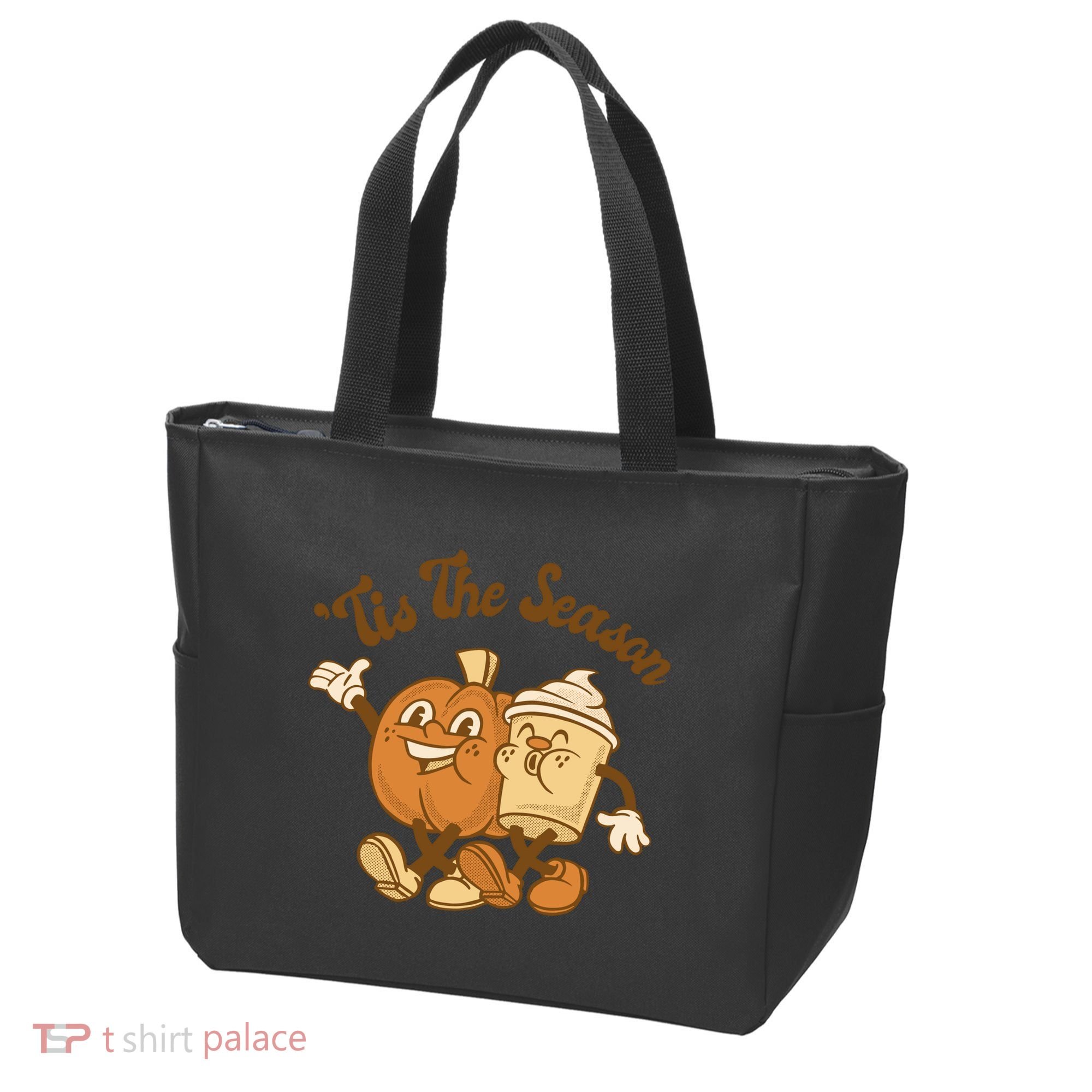 Tis The Season Pumpkin Latte Autumn Tote Bag
