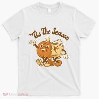 Tis The Season Pumpkin Latte Autumn T-Shirt thumb 0