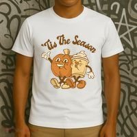 Tis The Season Pumpkin Latte Autumn T-Shirt thumb 3