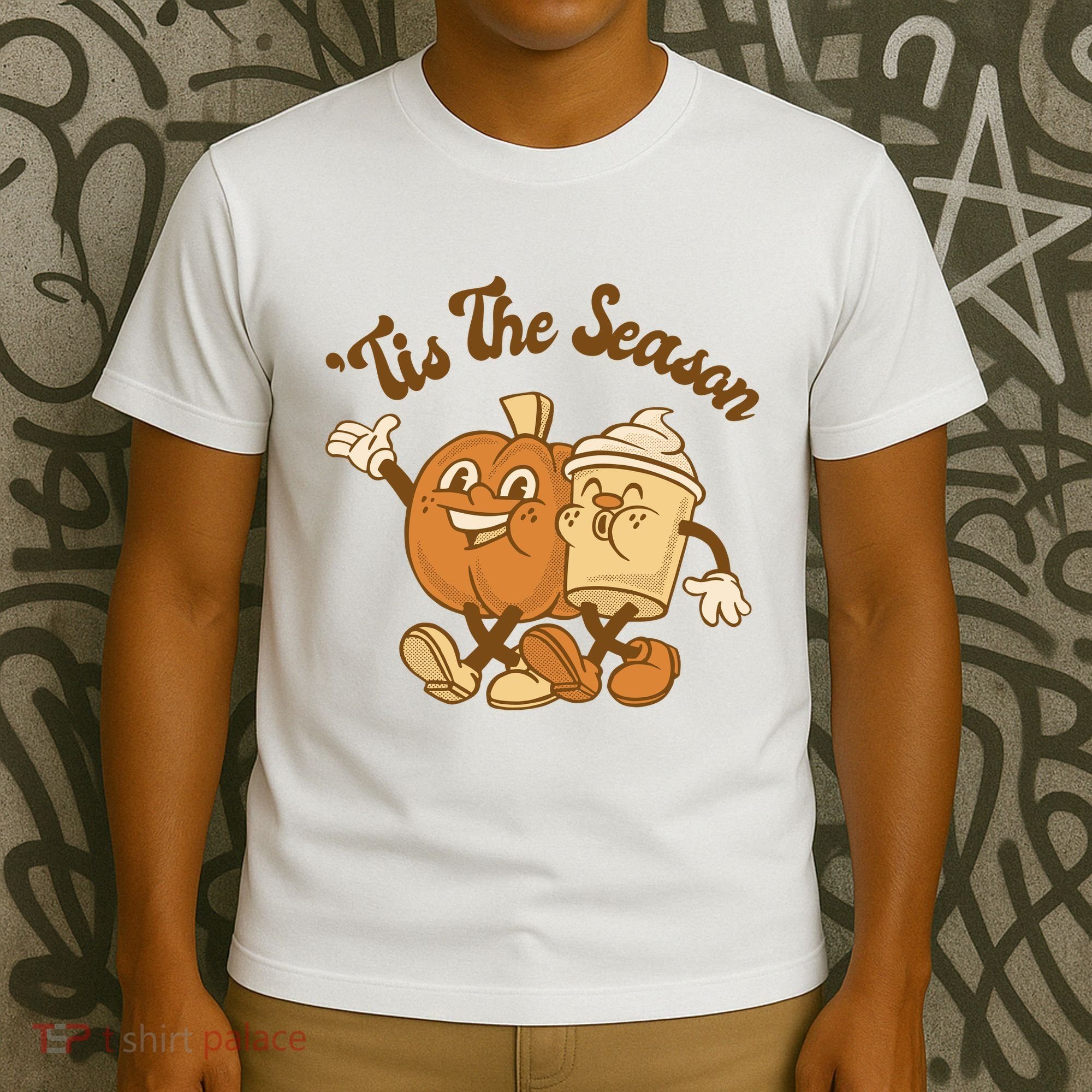 Tis The Season Pumpkin Latte Autumn T-Shirt