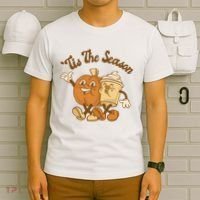 Tis The Season Pumpkin Latte Autumn T-Shirt thumb 6