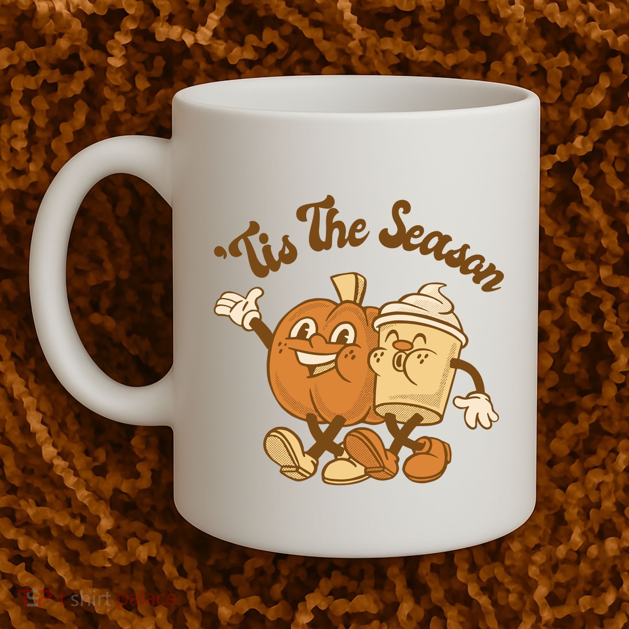 Tis The Season Pumpkin Latte Autumn Coffee Mug