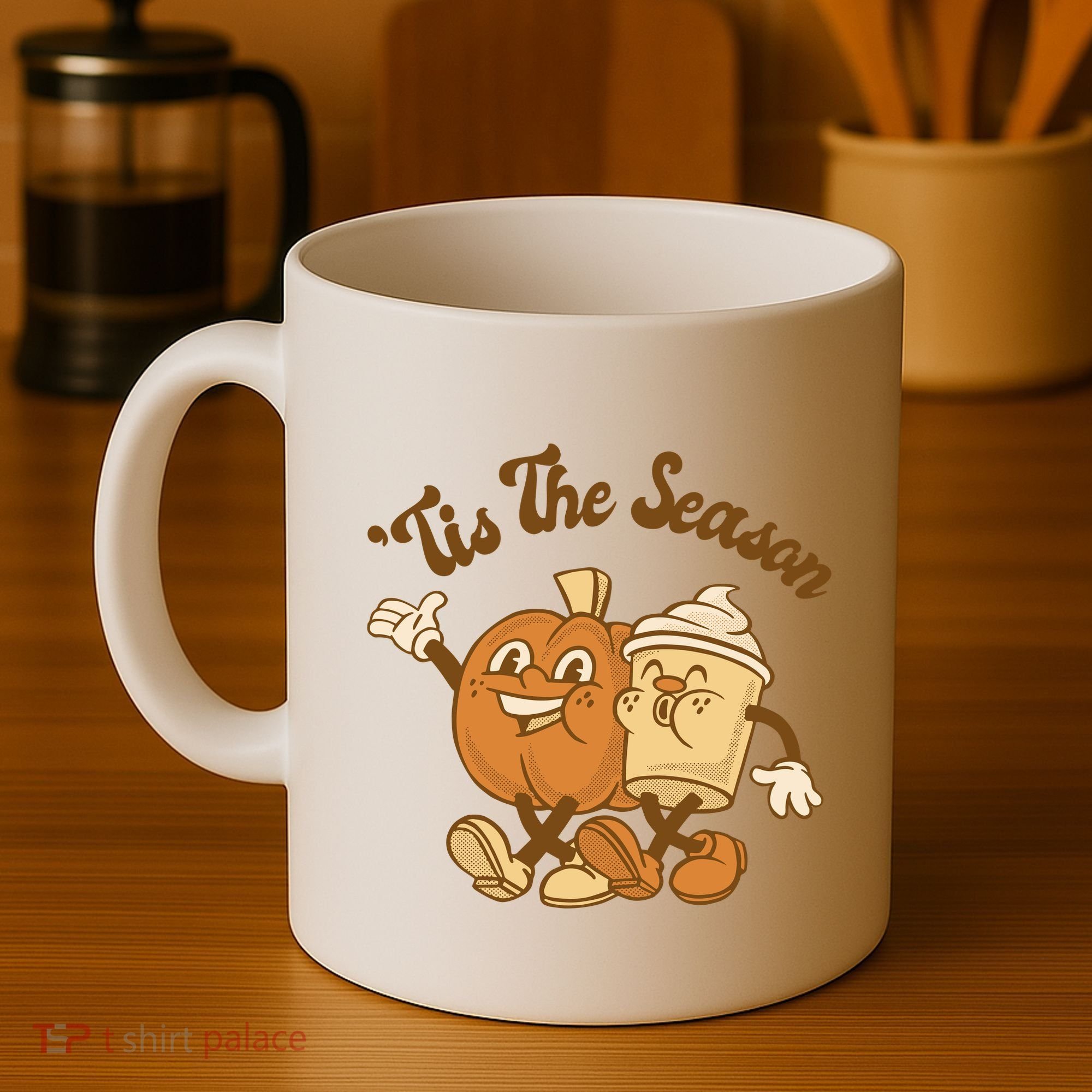 Tis The Season Pumpkin Latte Autumn Coffee Mug
