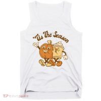 Tis The Season Pumpkin Latte Autumn Tank Top thumb 0