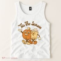 Tis The Season Pumpkin Latte Autumn Tank Top thumb 2