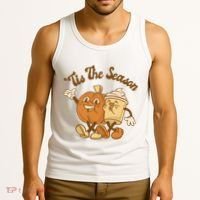 Tis The Season Pumpkin Latte Autumn Tank Top thumb 3