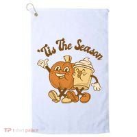 Tis The Season Pumpkin Latte Autumn Golf Towel thumb 0