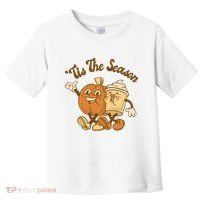 Tis The Season Pumpkin Latte Autumn Toddler T-Shirt thumb 0