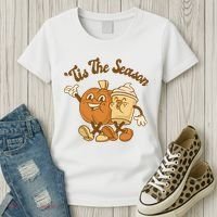 Tis The Season Pumpkin Latte Autumn Women's T-Shirt thumb 3