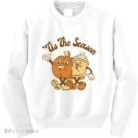 Tis The Season Pumpkin Latte Autumn Kids Sweatshirt thumb 0