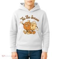 Tis The Season Pumpkin Latte Autumn Kids Hoodie thumb 4