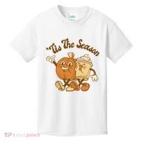 Tis The Season Pumpkin Latte Autumn Kids T-Shirt thumb 0
