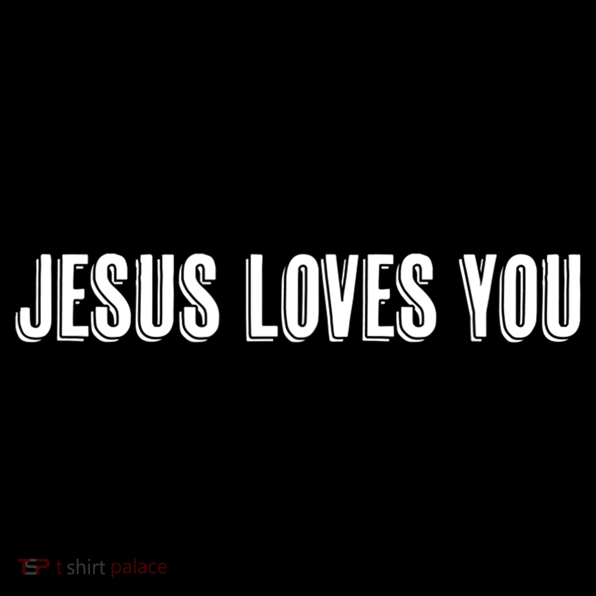 Top That Says The Words JESUS LOVES YOU Christian Coffee Mug