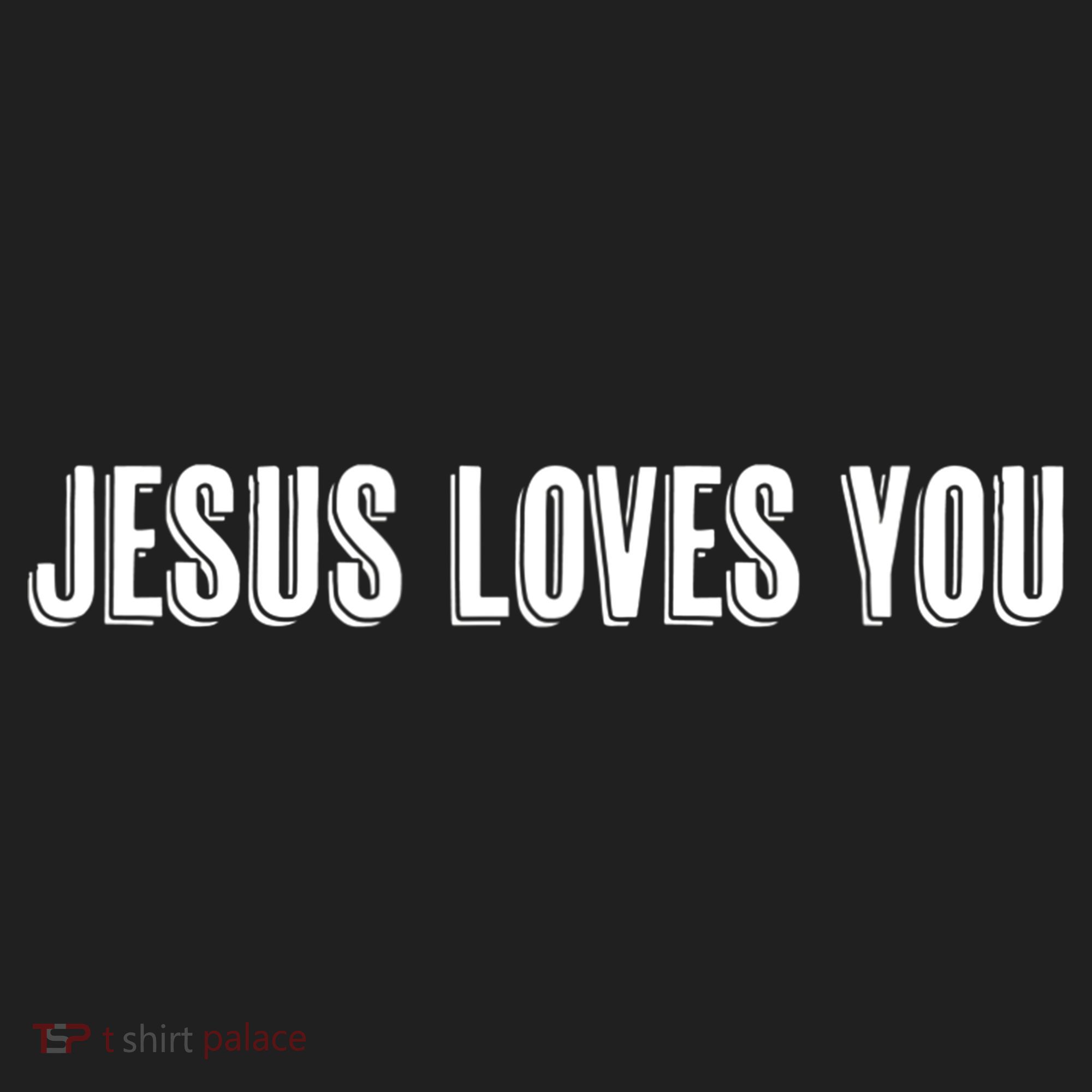 Top That Says The Words JESUS LOVES YOU Christian Hat