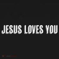 Top That Says The Words JESUS LOVES YOU Christian Tote Bag thumb 4