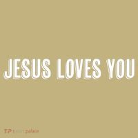 Top That Says The Words JESUS LOVES YOU Christian Mousepad thumb 1