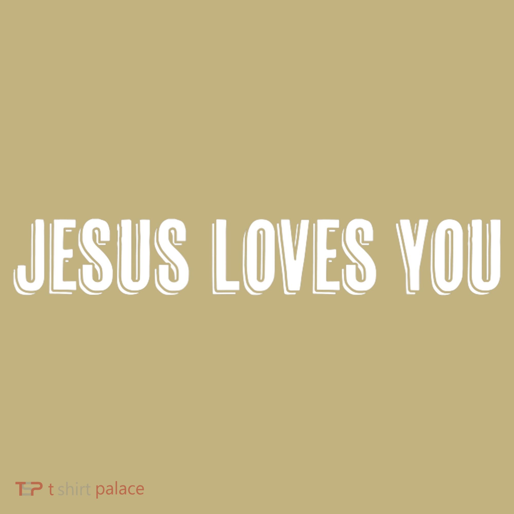 Top That Says The Words JESUS LOVES YOU Christian Mousepad