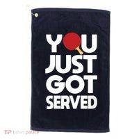 Table Tennis Shirts For Men Butterfly Ping Pong Tee Golf Towel thumb 0