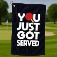 Table Tennis Shirts For Men Butterfly Ping Pong Tee Golf Towel thumb 1