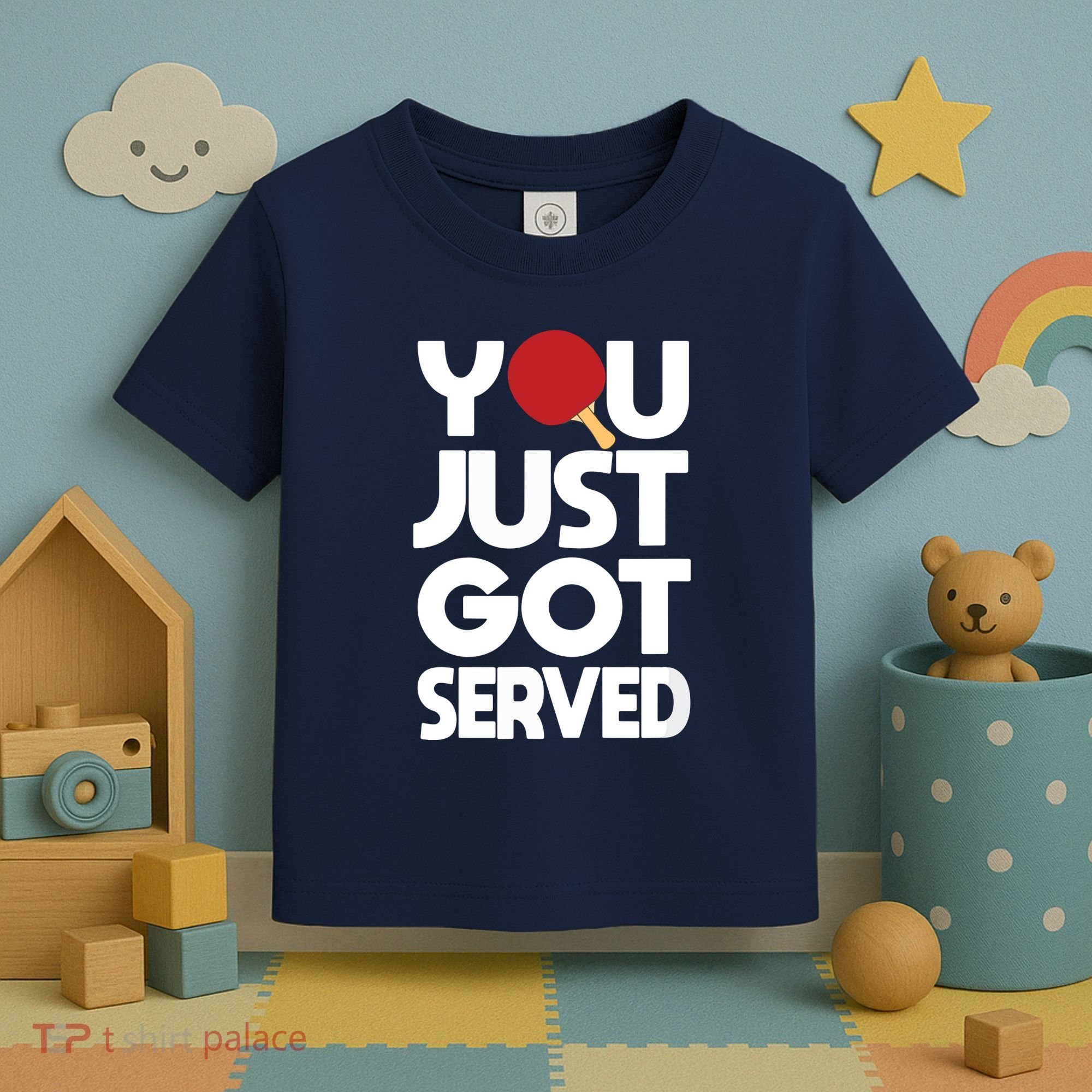 Table Tennis Shirts For Men Butterfly Ping Pong Tee Toddler T-Shirt