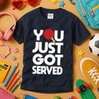 Table Tennis Shirts For Men Butterfly Ping Pong Tee Kids T-Shirt thumb 3
