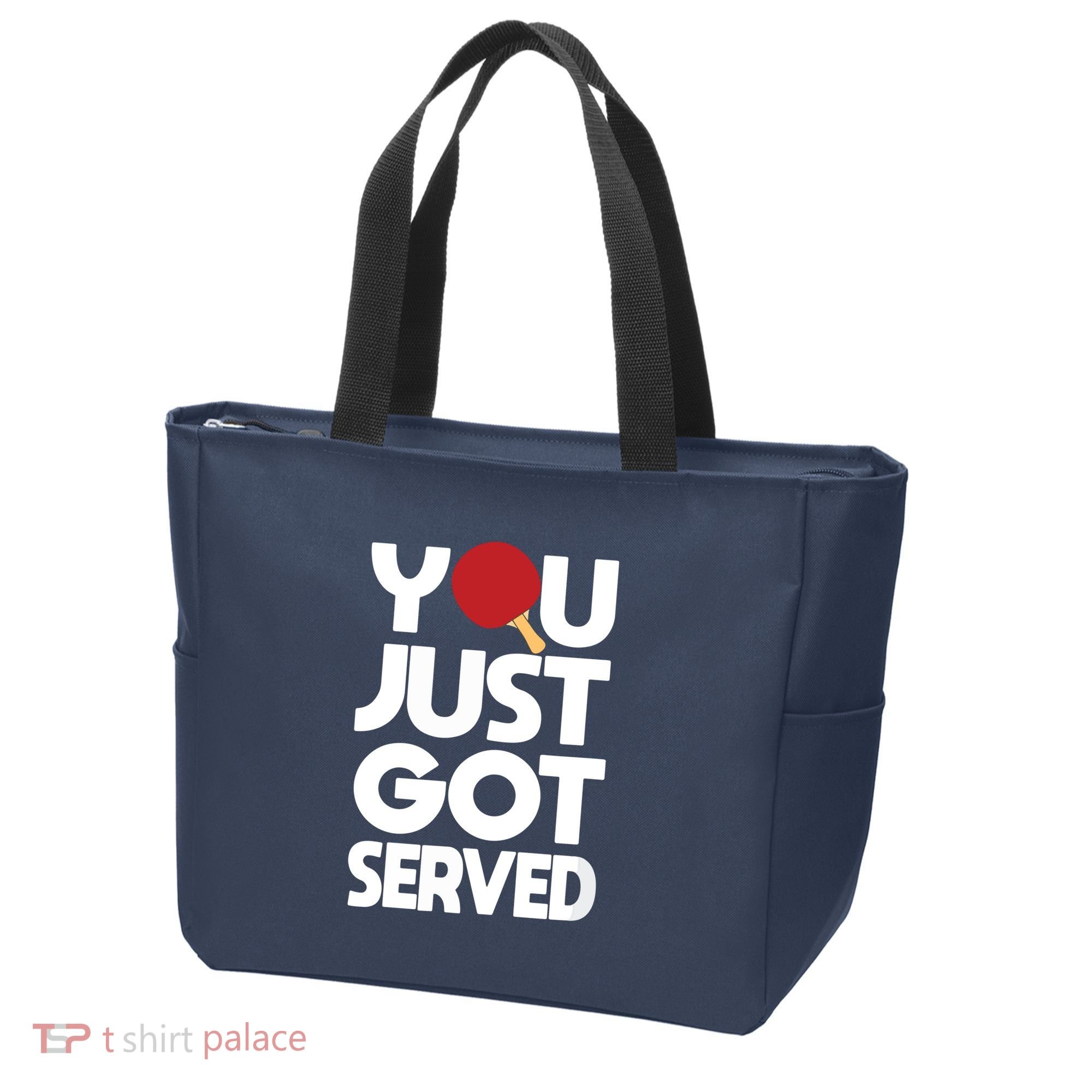 Table Tennis Shirts For Men Butterfly Ping Pong Tee Tote Bag