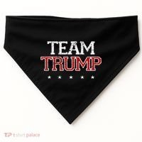 Team Trump Shirts Maga Trump Support Republican USA-Made Doggie Bandana thumb 0