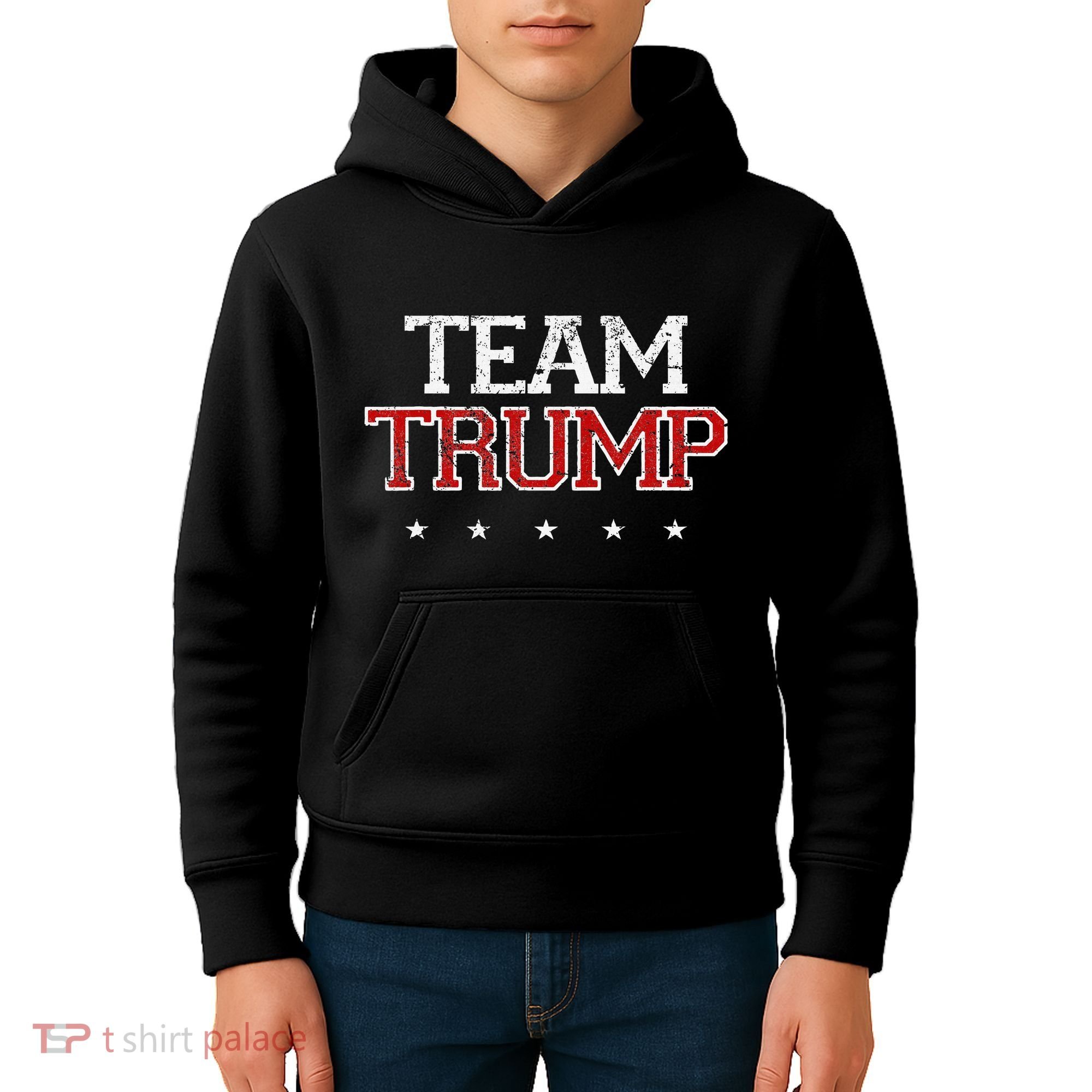 Team Trump Shirts Maga Trump Support Republican Kids Hoodie