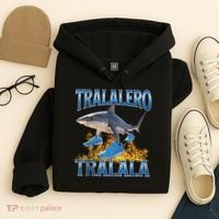 Tralalero Tralala Shark Meme Hoodie thumb 4