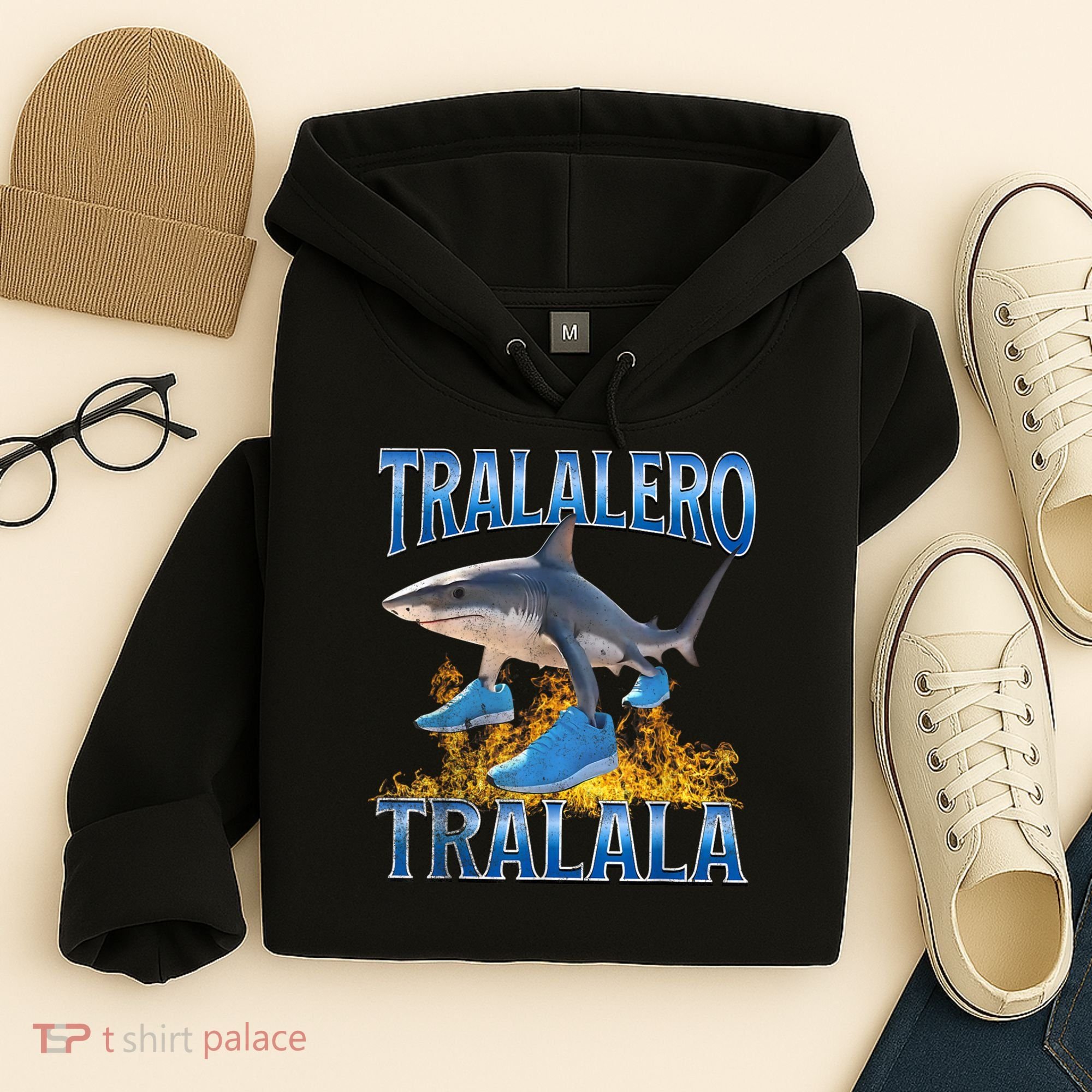 Tralalero Tralala Shark Meme Hoodie