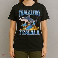 Tralalero Tralala Shark Meme T-Shirt thumb 4