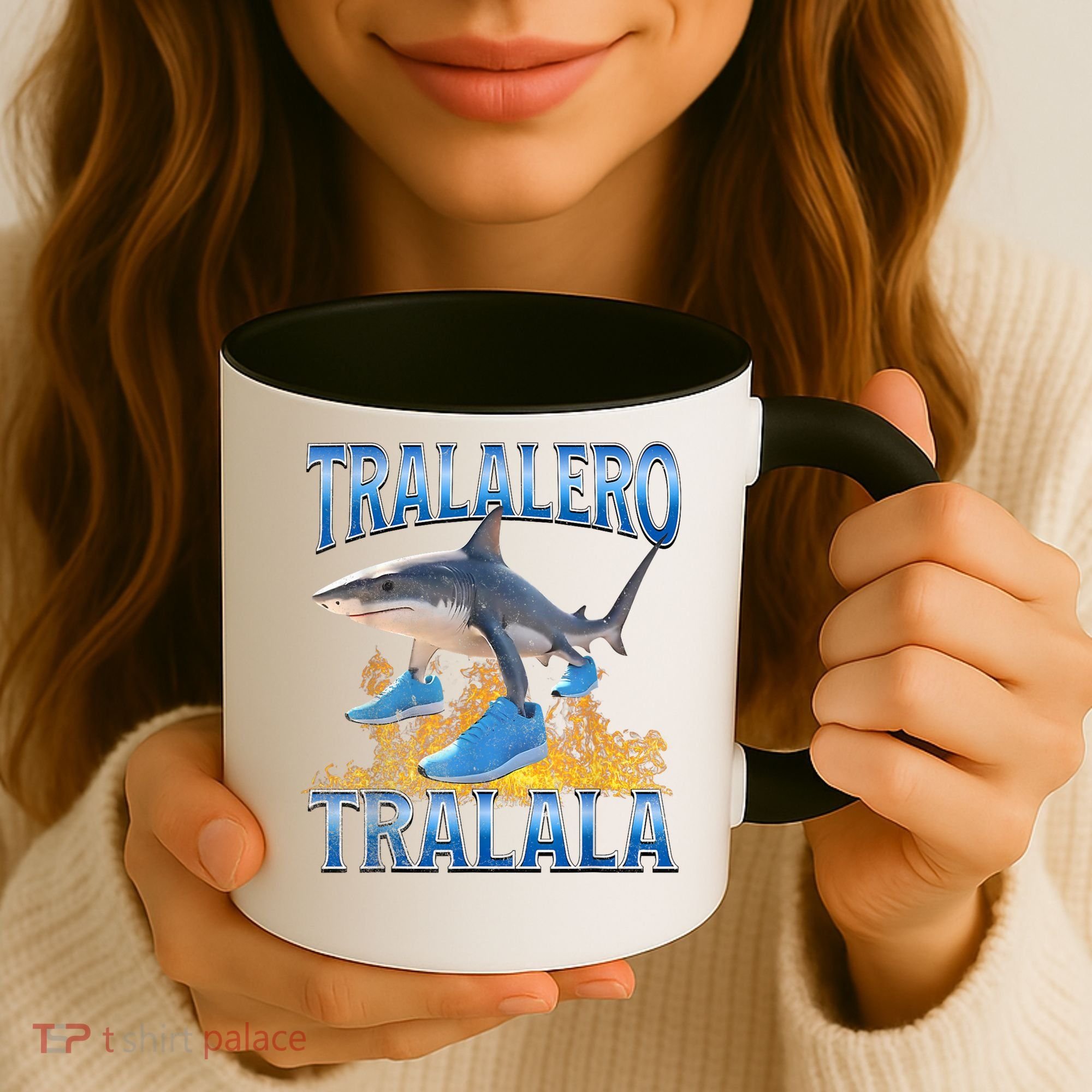 Tralalero Tralala Shark Meme Coffee Mug