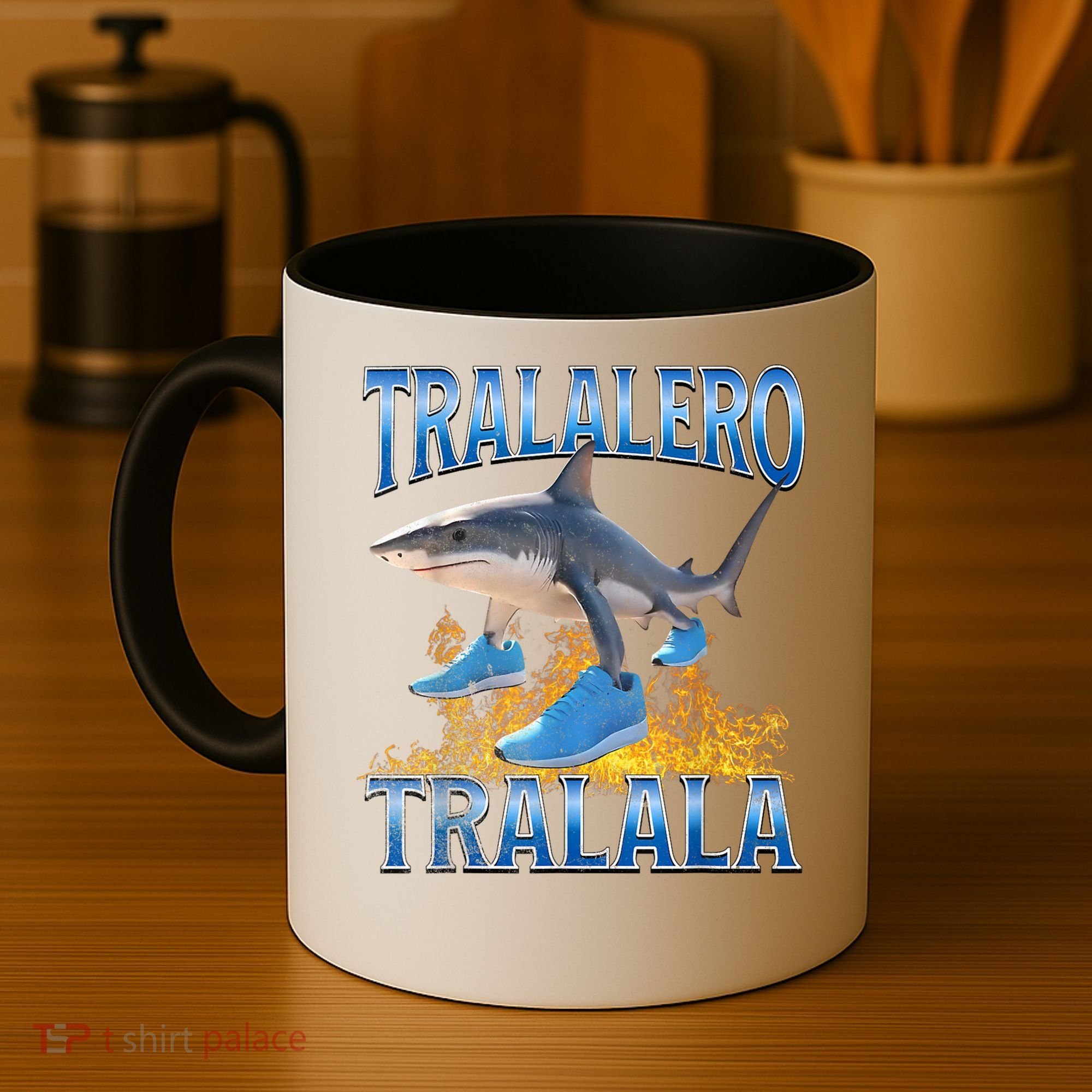 Tralalero Tralala Shark Meme Coffee Mug