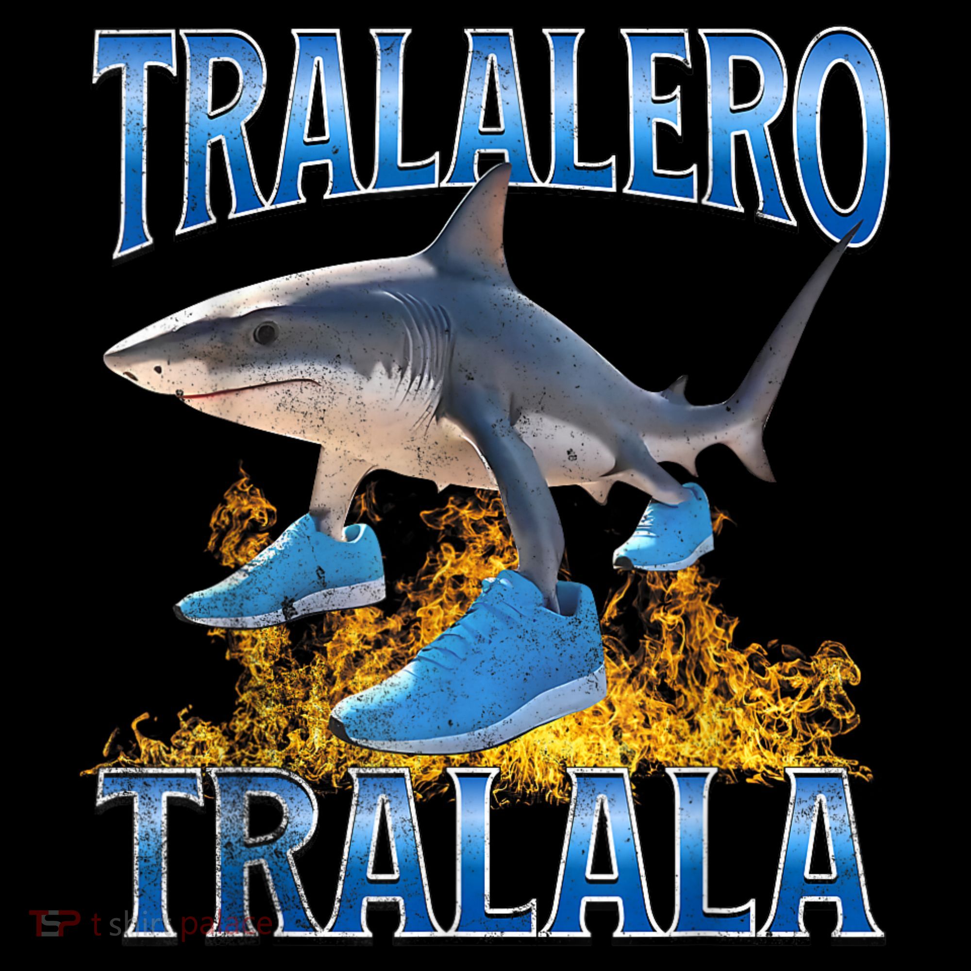 Tralalero Tralala Shark Meme Mousepad