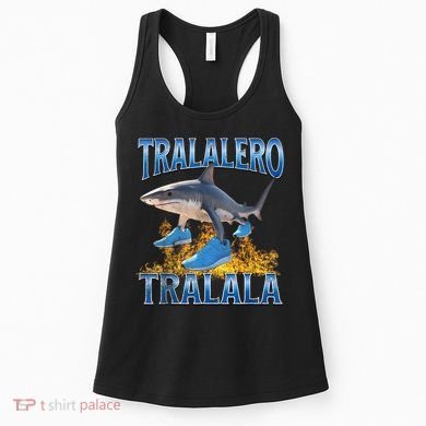 Tralalero Tralala Shark Meme Women's Tank Top