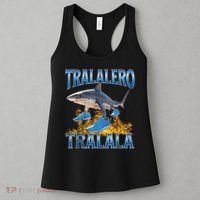 Tralalero Tralala Shark Meme Women's Tank Top thumb 3