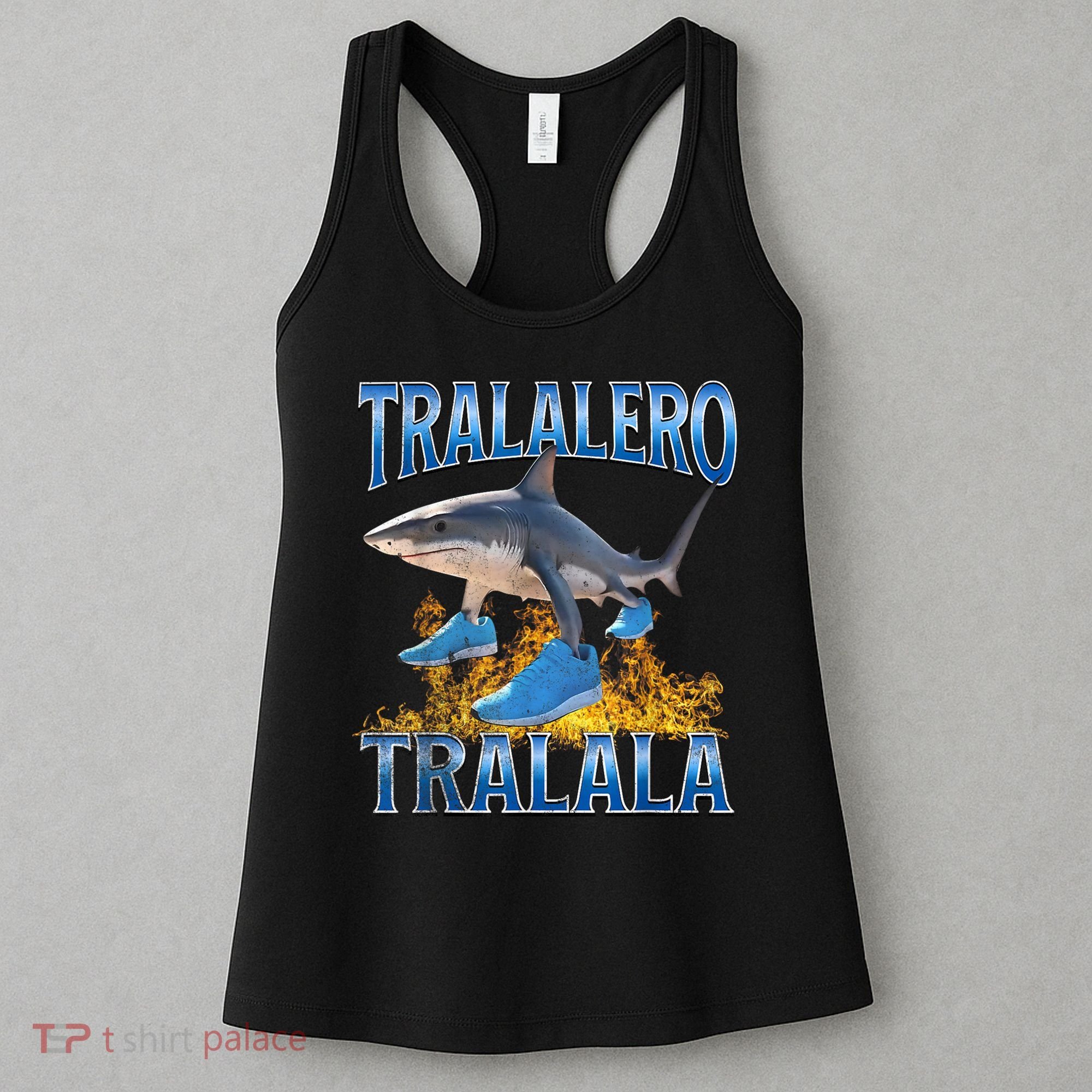 Tralalero Tralala Shark Meme Women's Tank Top
