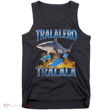 Tralalero Tralala Shark Meme Tank Top