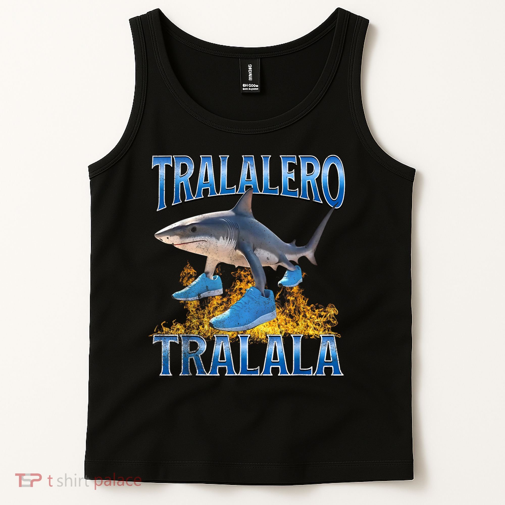 Tralalero Tralala Shark Meme Tank Top
