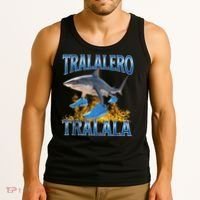 Tralalero Tralala Shark Meme Tank Top thumb 3