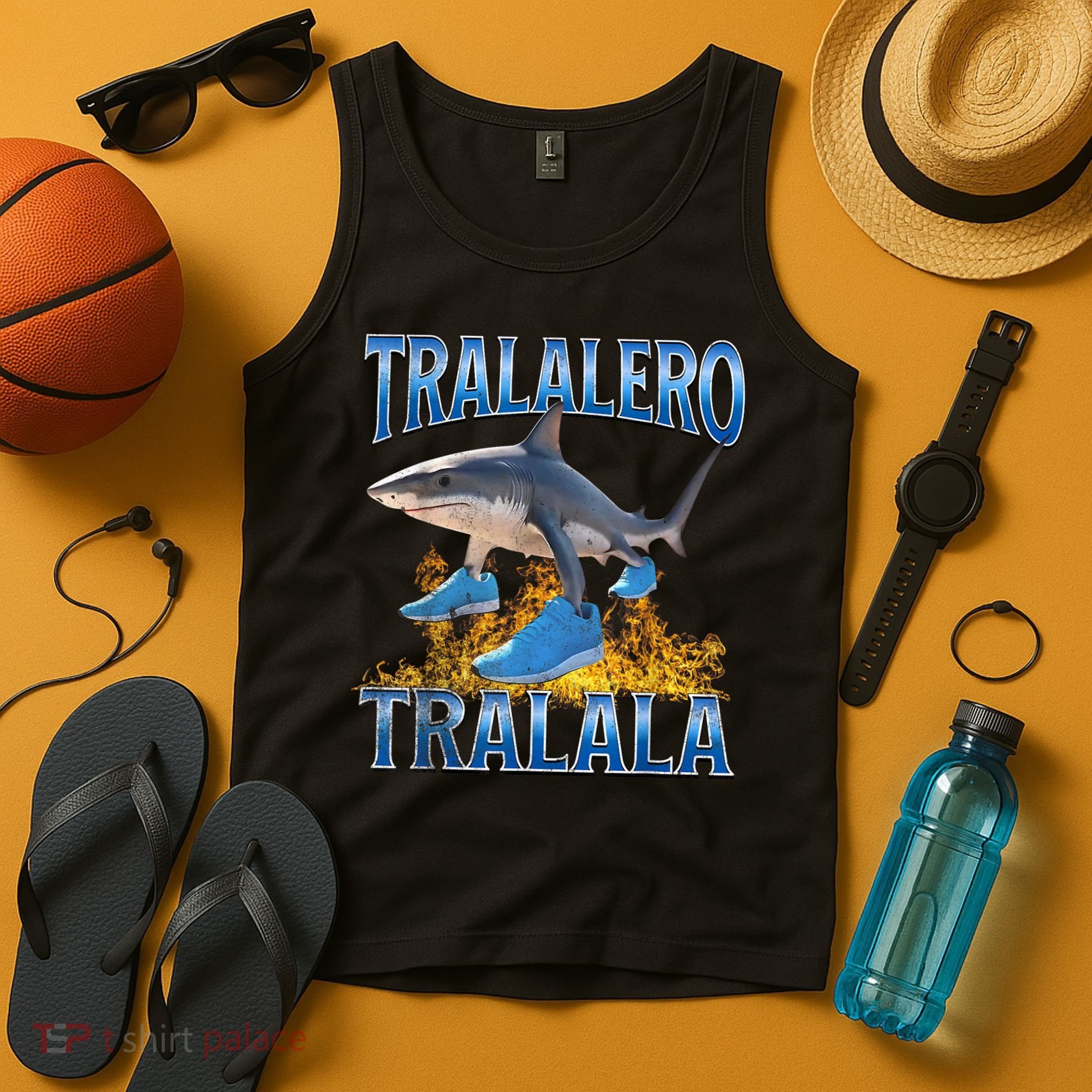 Tralalero Tralala Shark Meme Tank Top