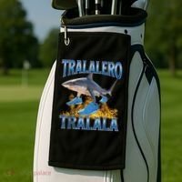 Tralalero Tralala Shark Meme Golf Towel thumb 2