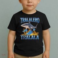 Tralalero Tralala Shark Meme Toddler T-Shirt thumb 2