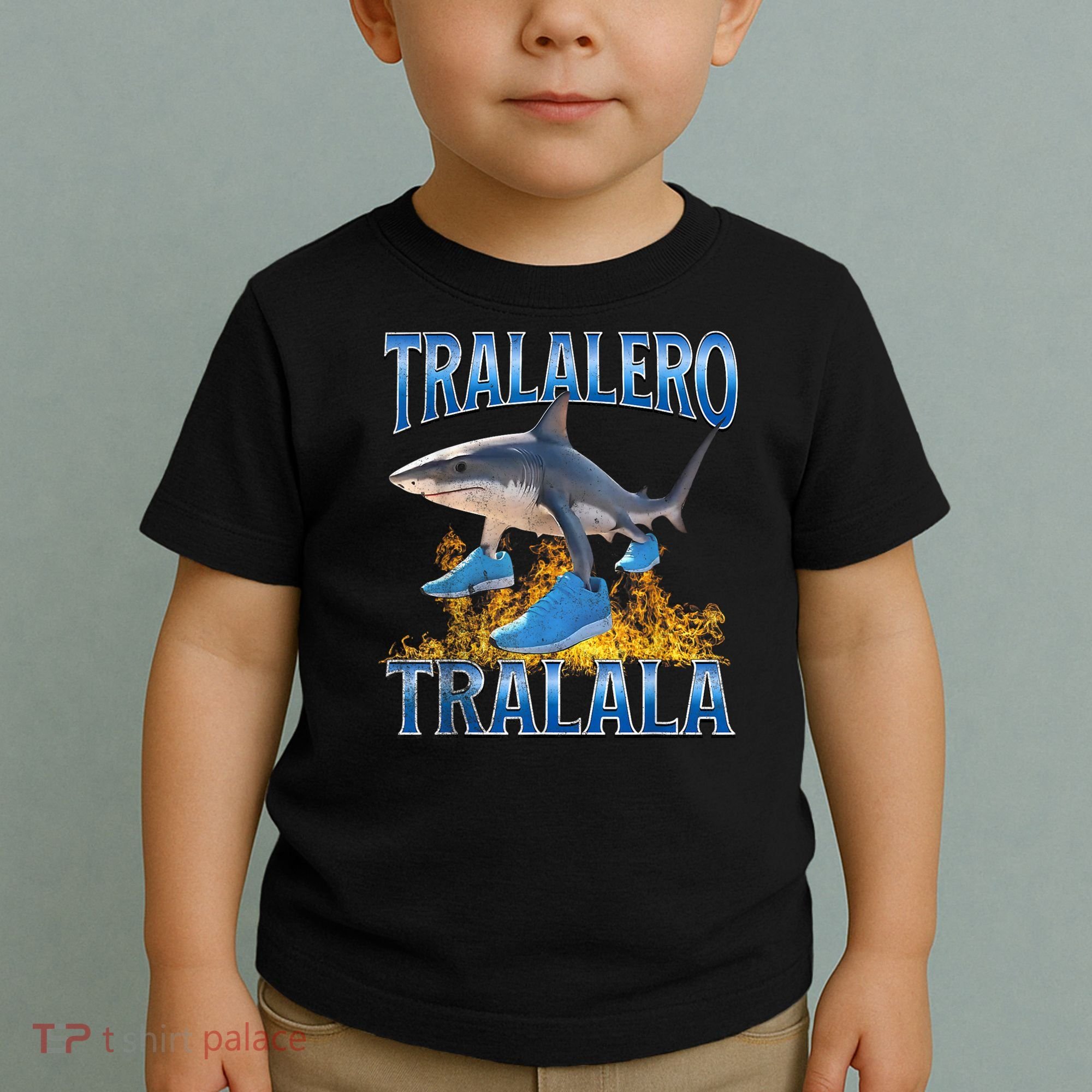 Tralalero Tralala Shark Meme Toddler T-Shirt