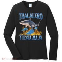 Tralalero Tralala Shark Meme Women's Long Sleeve Shirt thumb 0