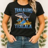 Tralalero Tralala Shark Meme Women's T-Shirt thumb 2