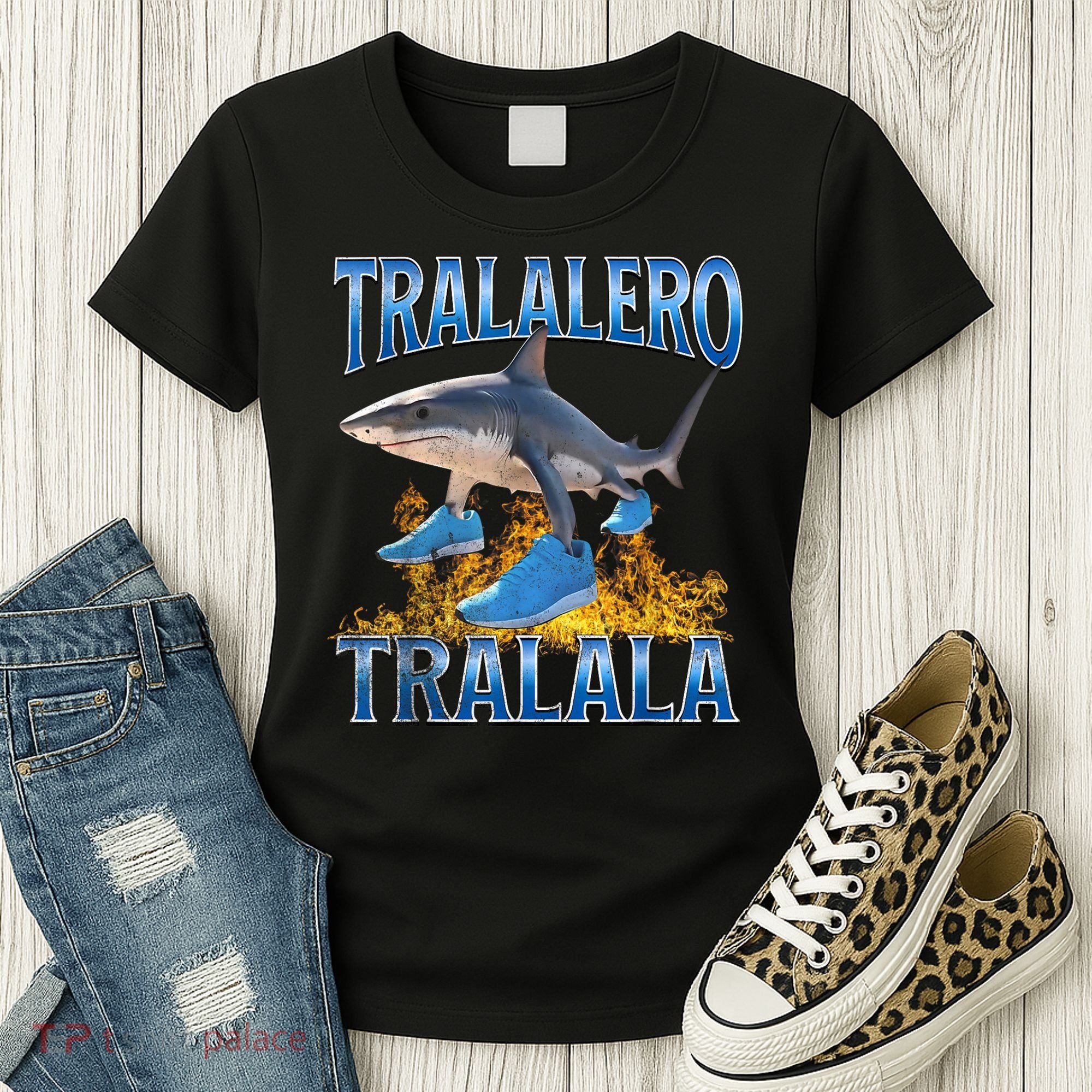 Tralalero Tralala Shark Meme Women's T-Shirt