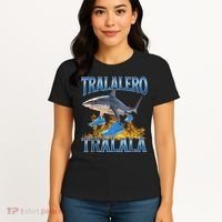 Tralalero Tralala Shark Meme Women's T-Shirt thumb 4