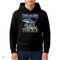 Tralalero Tralala Shark Meme Kids Hoodie thumb 4