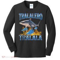 Tralalero Tralala Shark Meme Kids Long Sleeve Shirt thumb 0